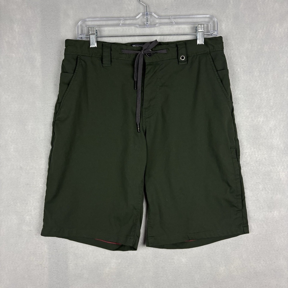 686 Everywhere Hybrid Shorts Men’s 30 Green 10” Relaxed Fit Outdoors Performance